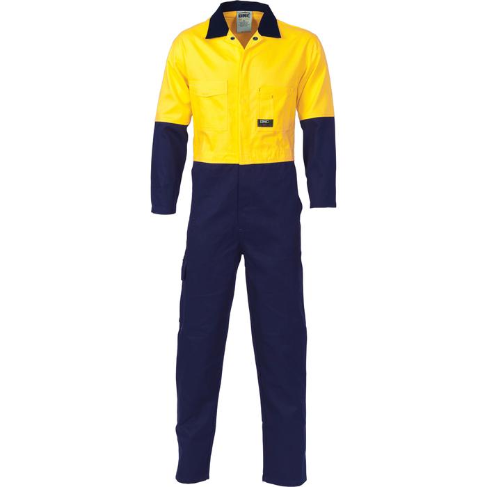 HiVis Cool-Breeze 2-Tone LightWeight Cotton Coverall