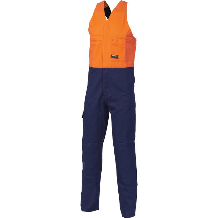 HiVis Two Tone Cotton Action Back Overall