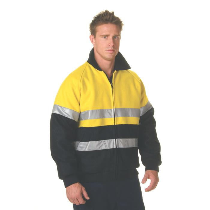 HiVis Two Tone Bluey Bomb er Jacket with CSR R/Tape
