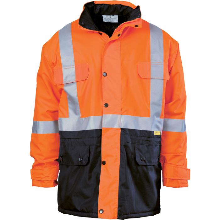 HiVis Two Tone Quilted Jacket with 3M R/Tape