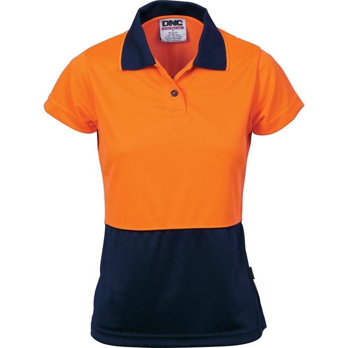 Ladies HiVis Two Tone Polo - Short Sleeve
