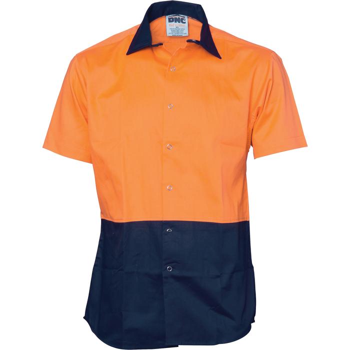 HiVis Cool Breeze Food Industry Cotton Shirt - Short Sleeve
