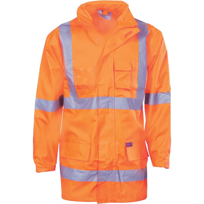HiVis Cross Back D/N 2 in 1 Rain Jacket 