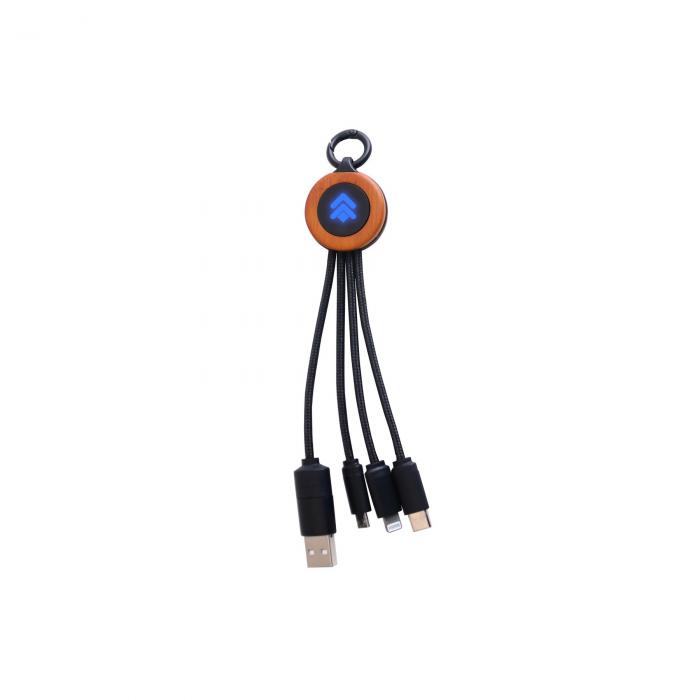Light Up Charging Cable - Round Shape