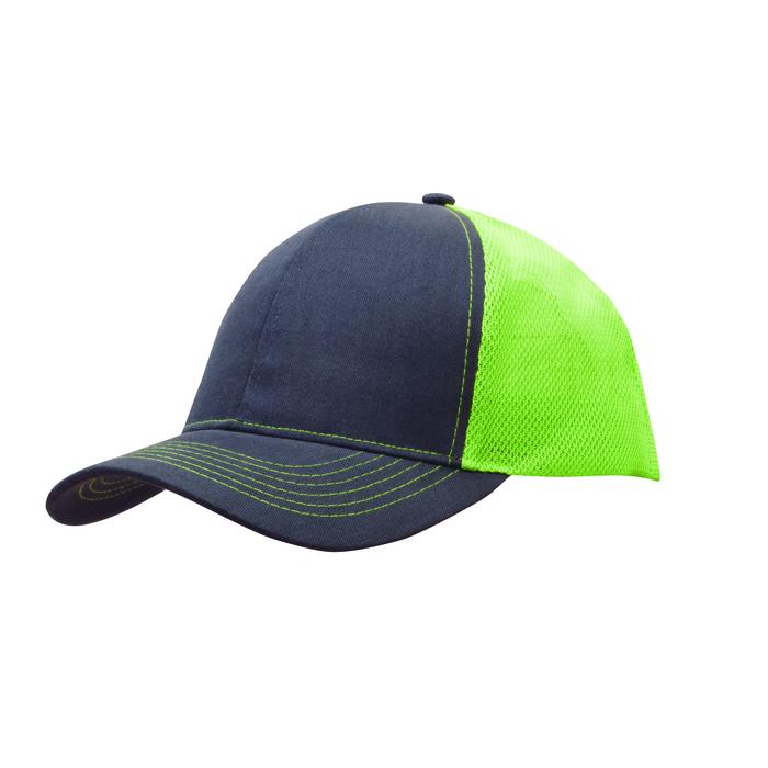 Brushed Cotton with Mesh Back Cap