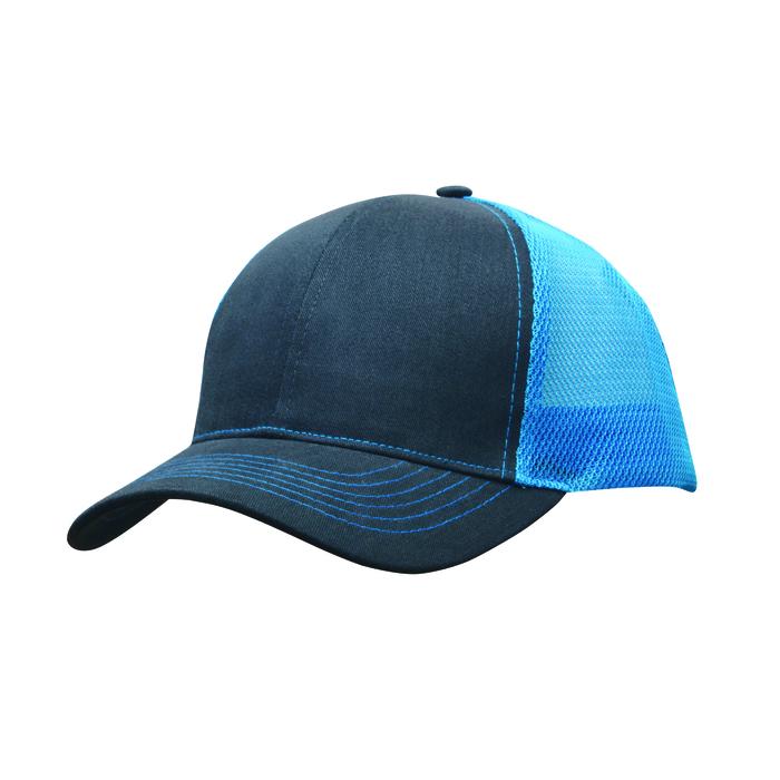 Brushed Cotton with Mesh Back Cap