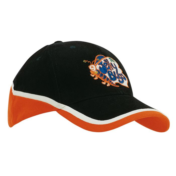 Brushed Heavy Cotton Tri-Coloured Cap