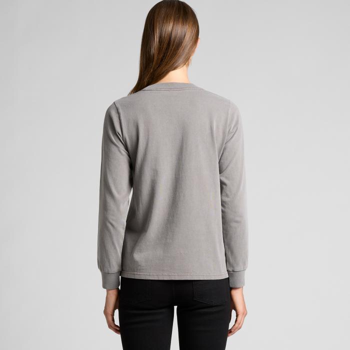 Womens Heavy Fade Long Sleeve Tee