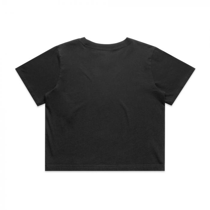Womens Heavy Faded Crop Tee