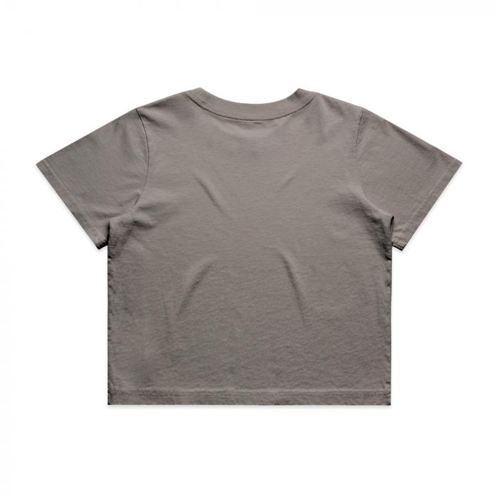 Womens Heavy Faded Crop Tee