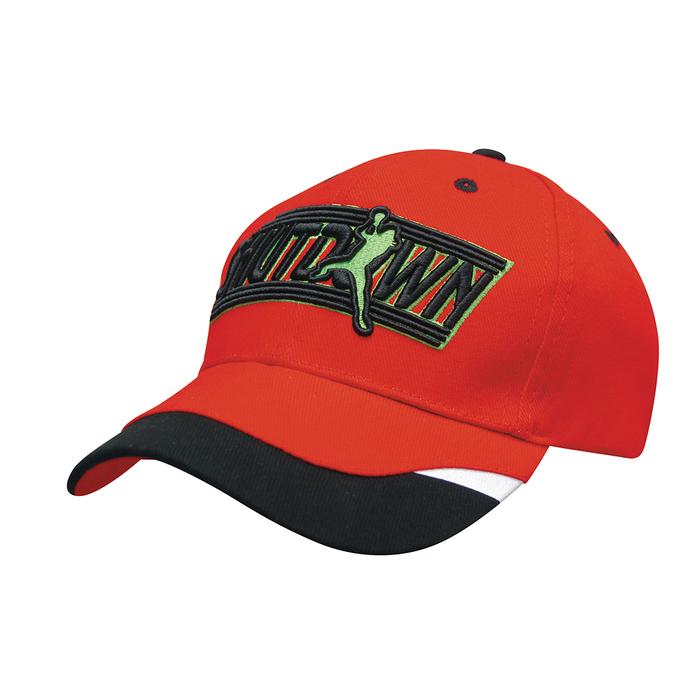 Brushed Heavy Cotton with Peak Inserts and Printed Trim