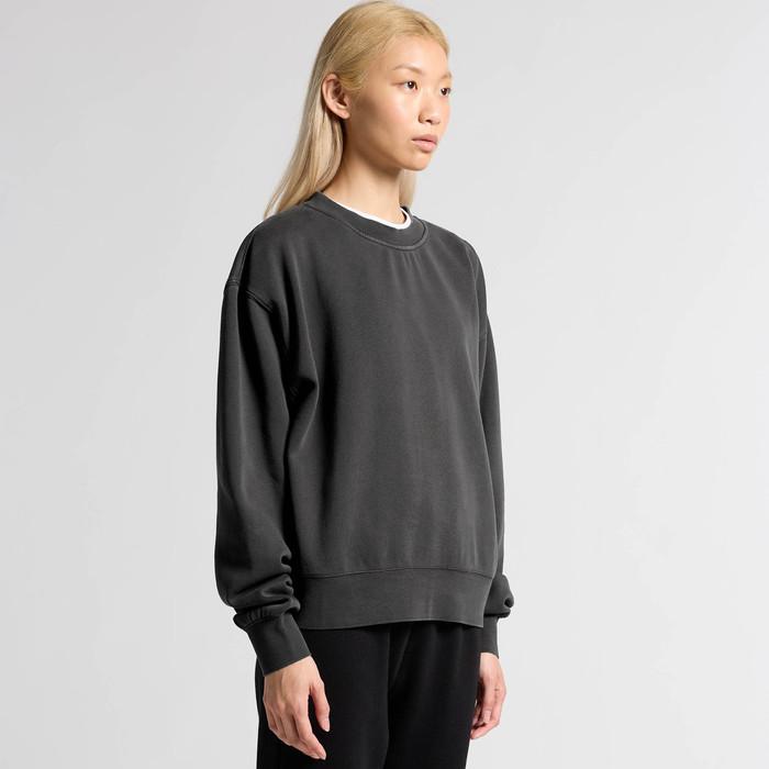 Womens Relax Faded Crew