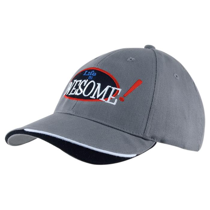 Brushed Heavy Cotton Cap with Indented Peak