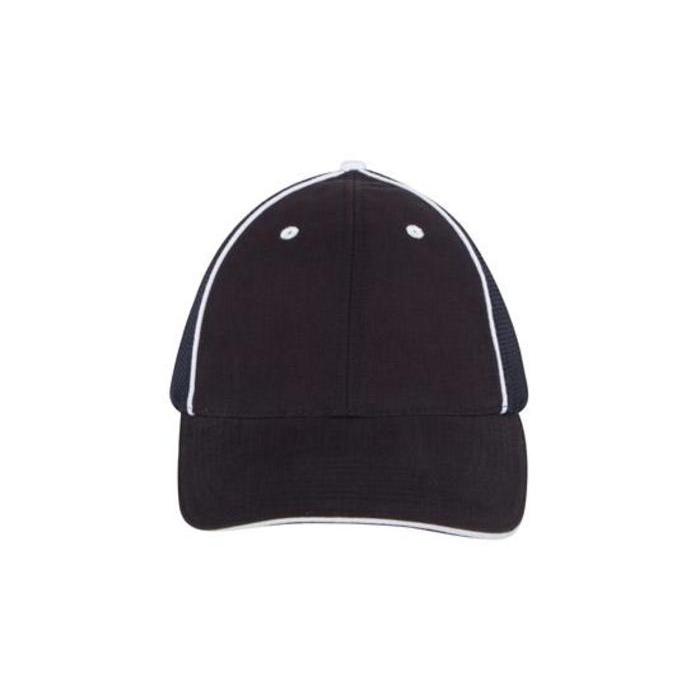 Brushed Chino Twill Cap with High Tech Mesh