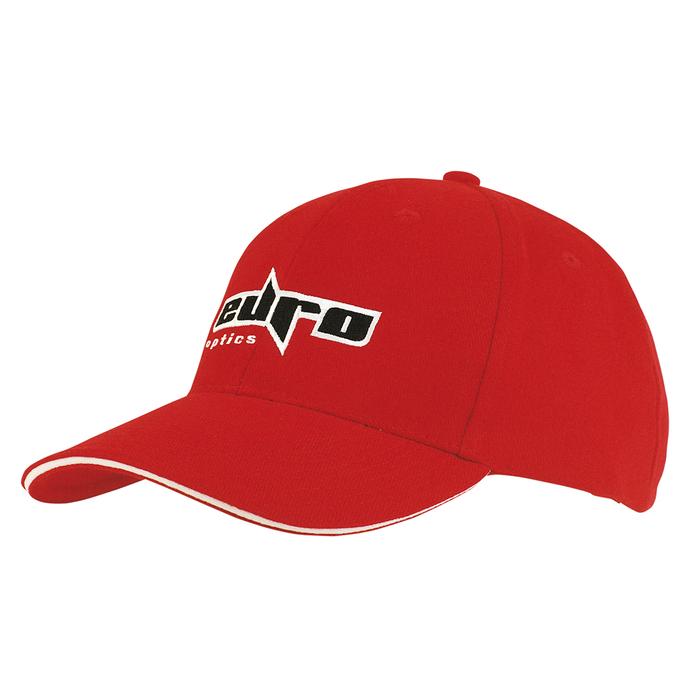 Brushed Heavy Cotton Cap with Sandwich Trim