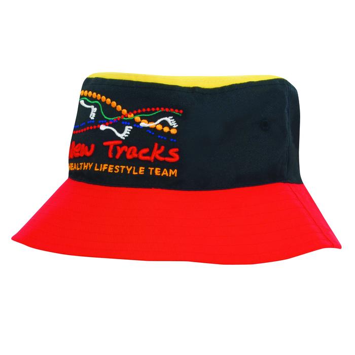 Breathable Poly Twill Multicoloured Bucket Hat