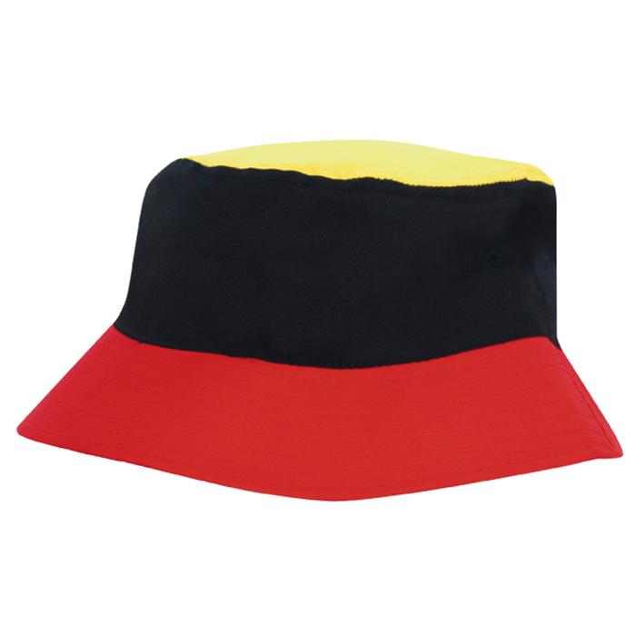 Breathable Poly Twill Multicoloured Bucket Hat