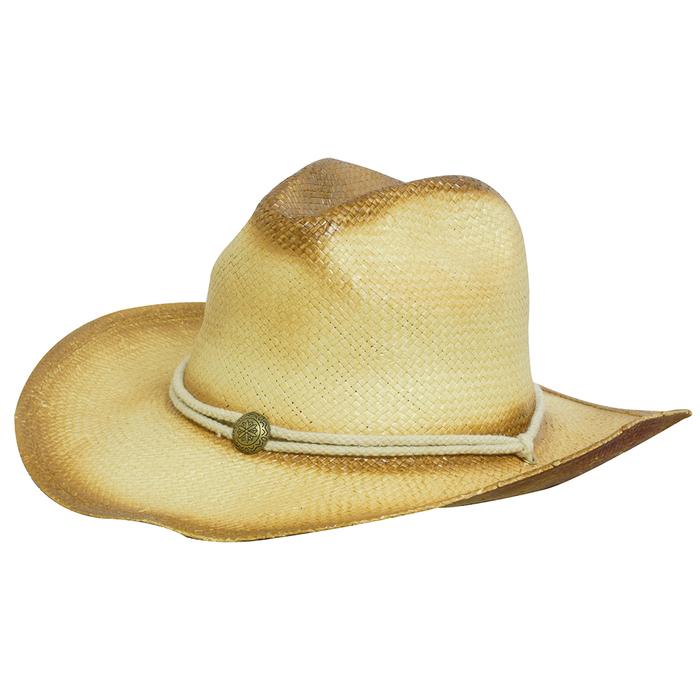 Sprayed Cowboy Straw Hat