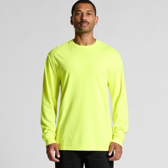 Mens Block Long Sleeve Safety Colours