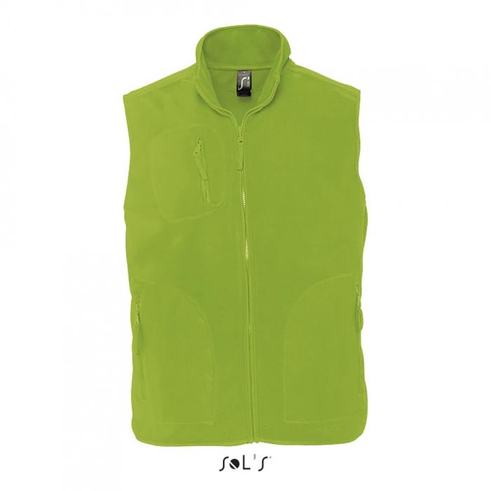 Norway Unisex Sleeveless Fleece Cardigan