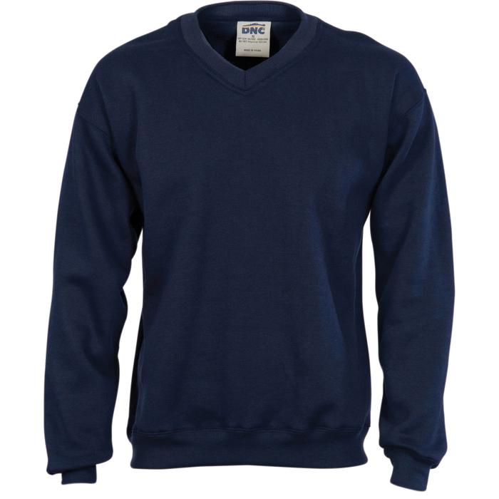 V-Neck Fleecy Sweatshirt (Sloppy Joe)