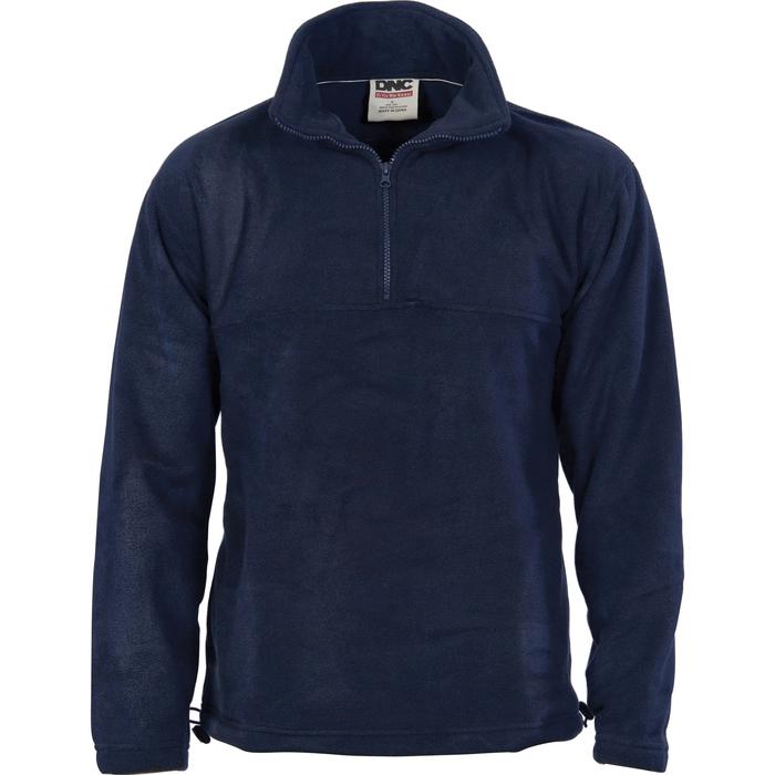 Unisex Half Zip Polar Fleece