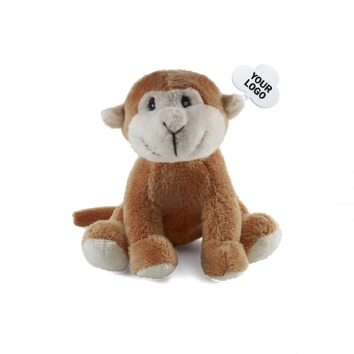 Soft Toy Monkey Includes Tag For Printing Purposes