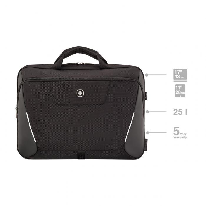 XE Brief 17in Laptop Briefcase with Tablet Pocket