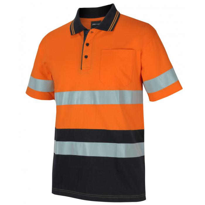 Hi Vis (D+N) Short Sleeve Cotton Polo
