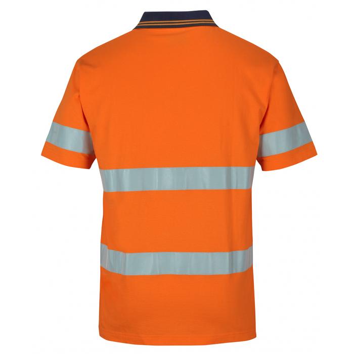 Hi Vis (D+N) Short Sleeve Cotton Polo