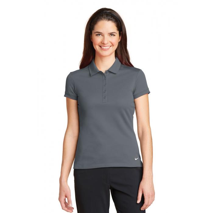 Nike Ladies Dri-FIT Solid Icon Pique Modern Fit Polo