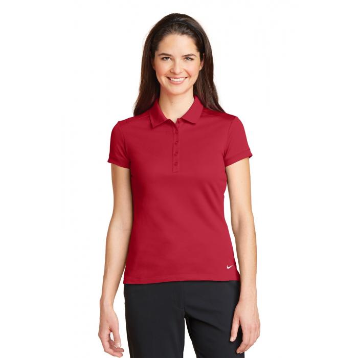 Nike Ladies Dri-FIT Solid Icon Pique Modern Fit Polo