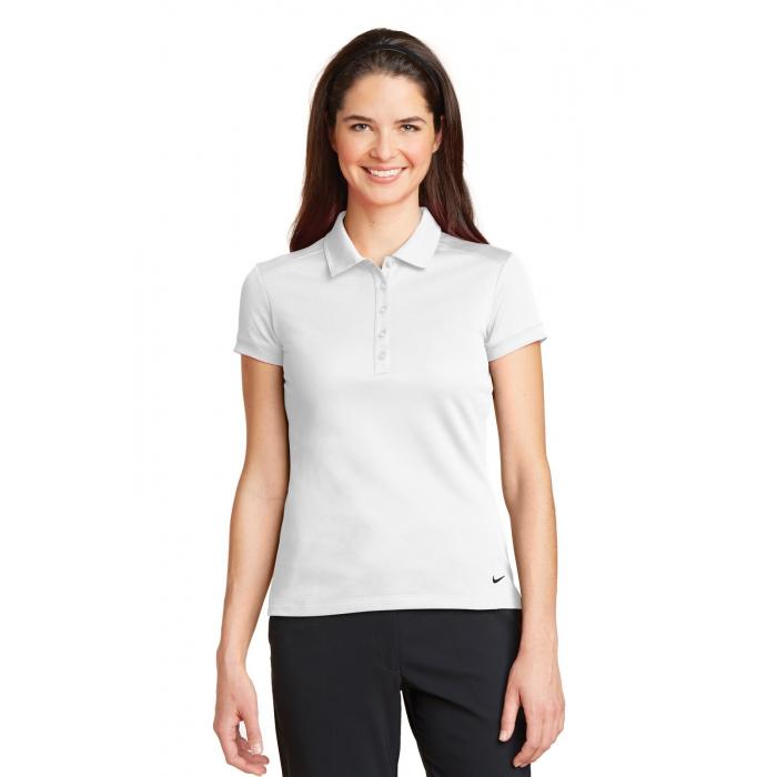 Nike Ladies Dri-FIT Solid Icon Pique Modern Fit Polo