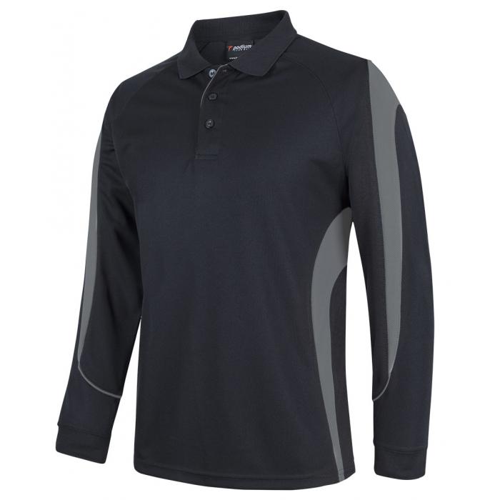 Podium Long Sleeve Bell Polo