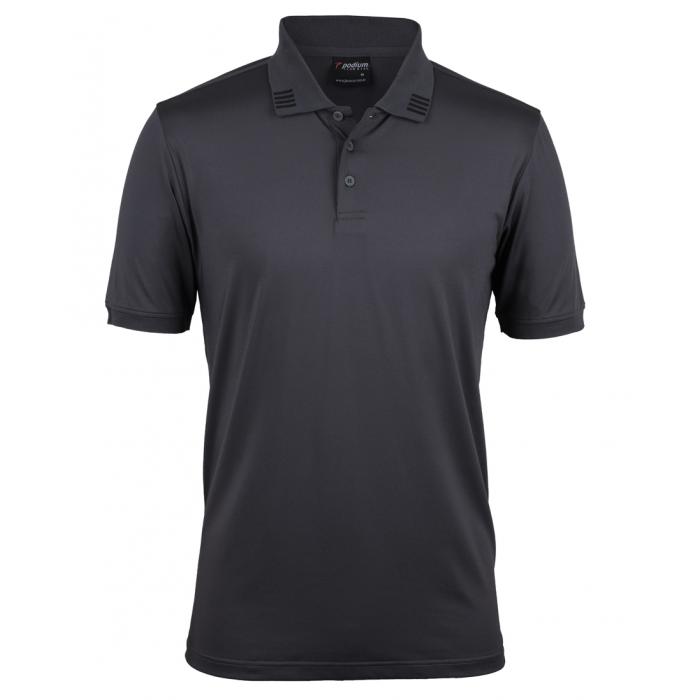 Podium 4 Stripes Short Sleeve Stretch Polo