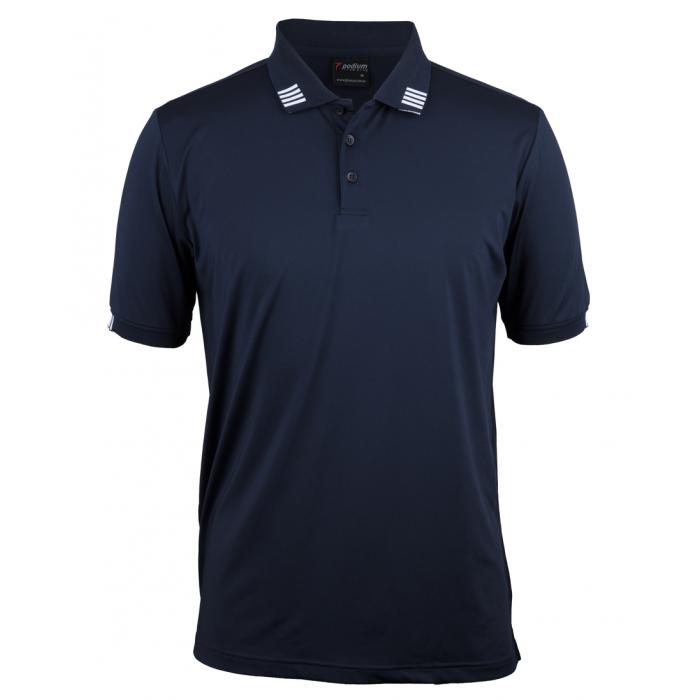 Podium 4 Stripes Short Sleeve Stretch Polo