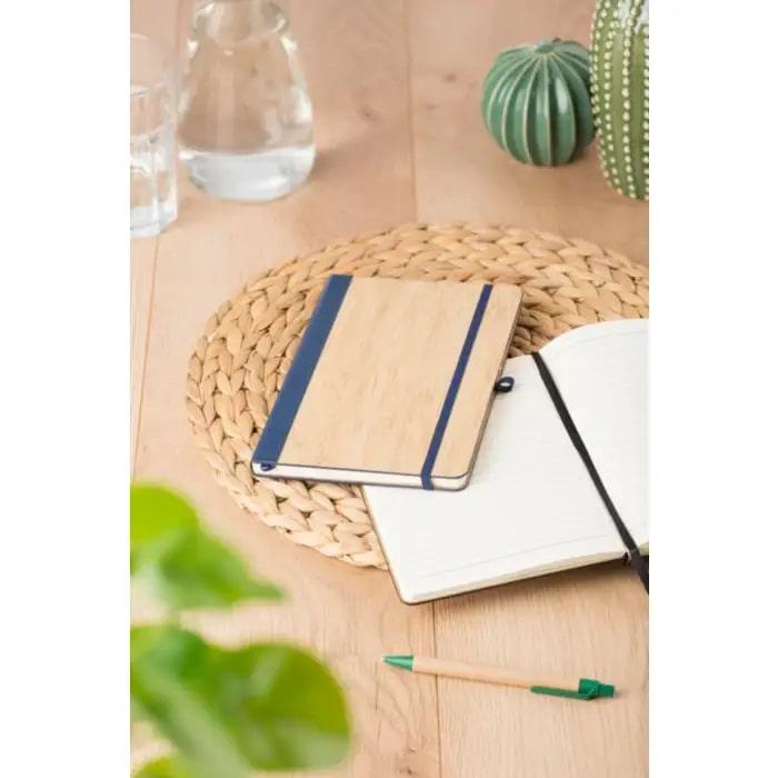 PU and Bamboo Notebook Dorita