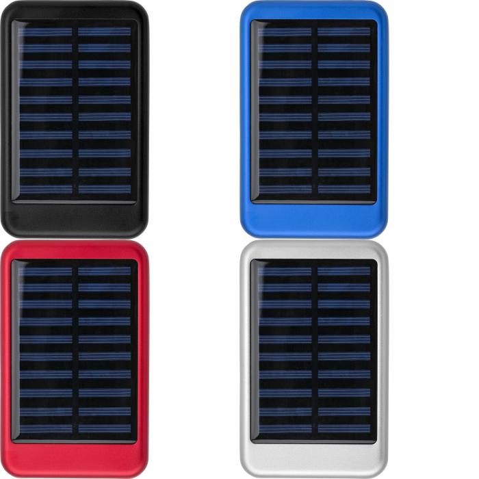Aluminium solar power bank Drew