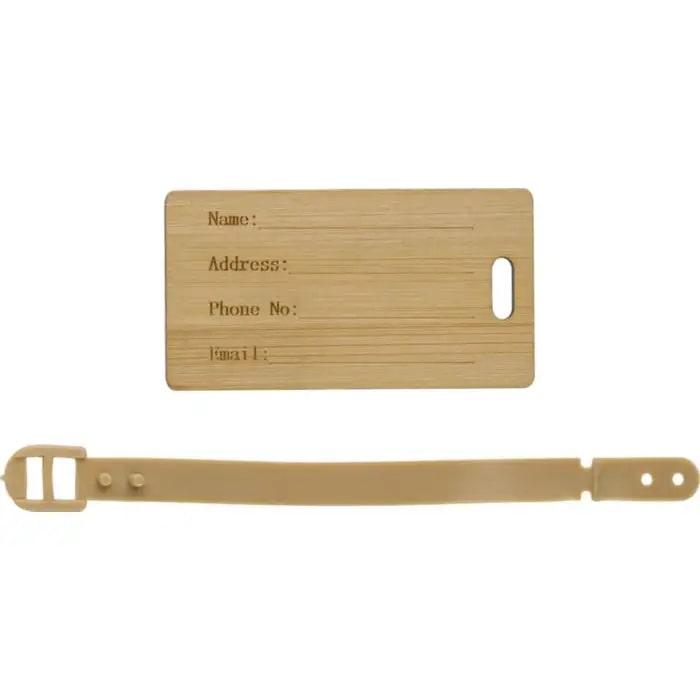 Bamboo Luggage Tag Shawn