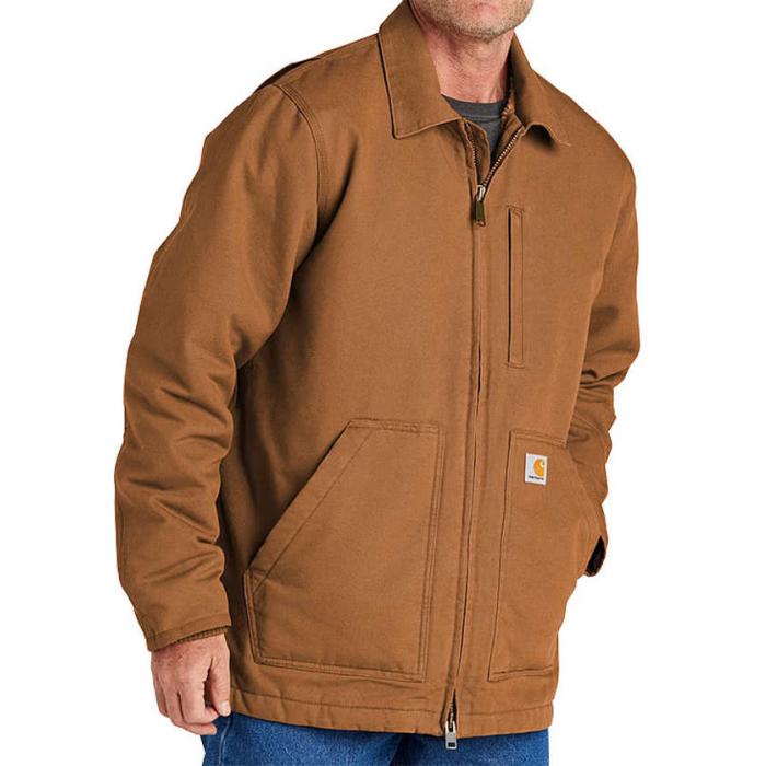 Carhartt Tall Washed Duck Sherpa-Lined Coat