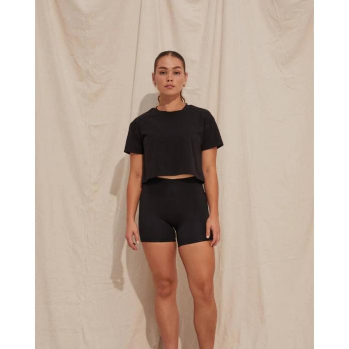 Cropped Tee - Onyx