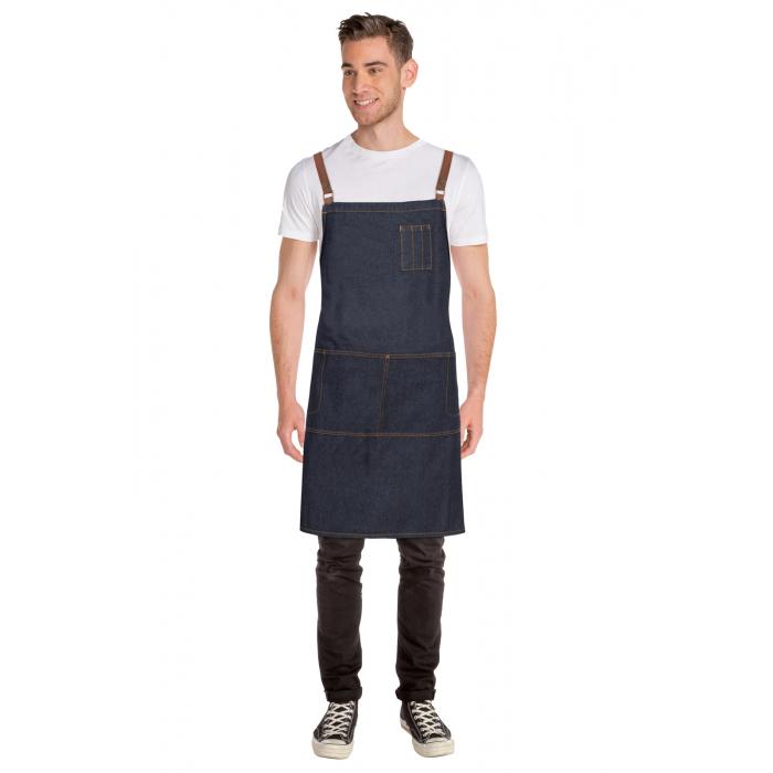 Memphis Denim Cross Back Apron