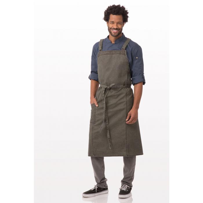 Denver Chefs Cross-Back Bib Apron