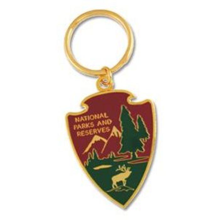 Stamped Keyrings with Enamel Infill
