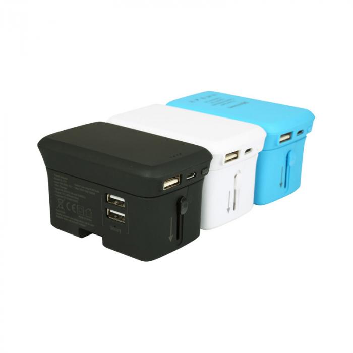 Lazio Pro Travel Adaptor and Power Bank