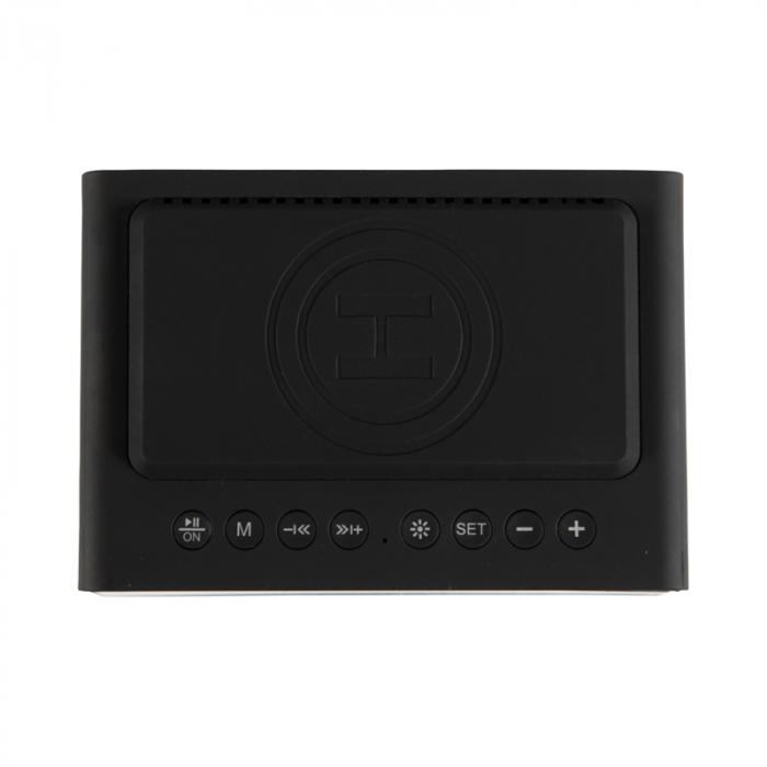 Dover Alarm Clock Wireless Charger Speaker