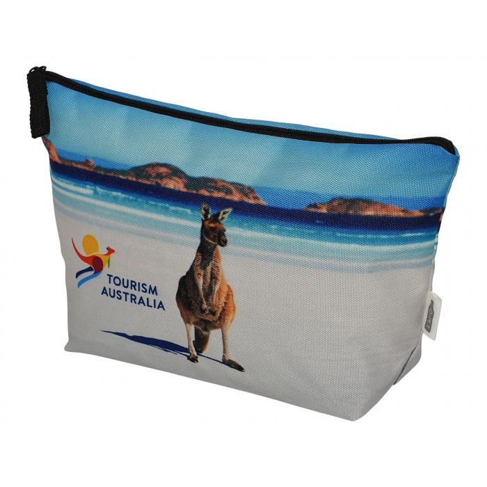 Spectra rPET Toiletry/Makeup Bag 17cm x 27cm x 8.5cm
