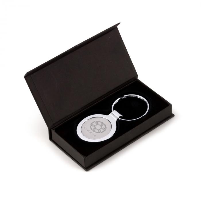 Round Metal Keyring