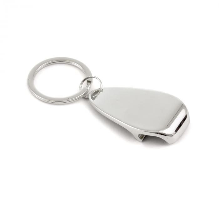 Chrome Bottle Opener Keyring