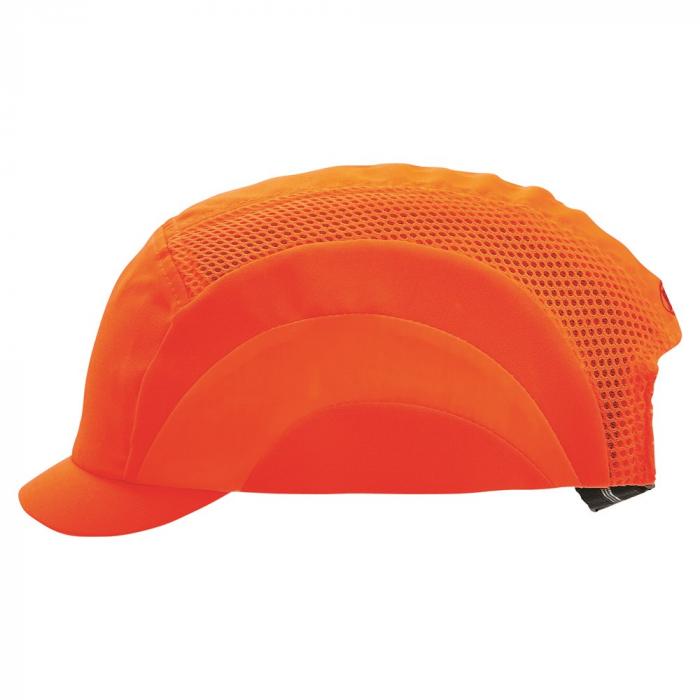 Bump Cap Standard Peak Fluoro Orange